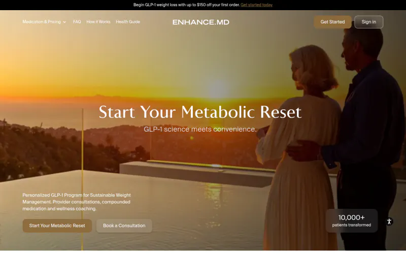 Enhance MD homepage