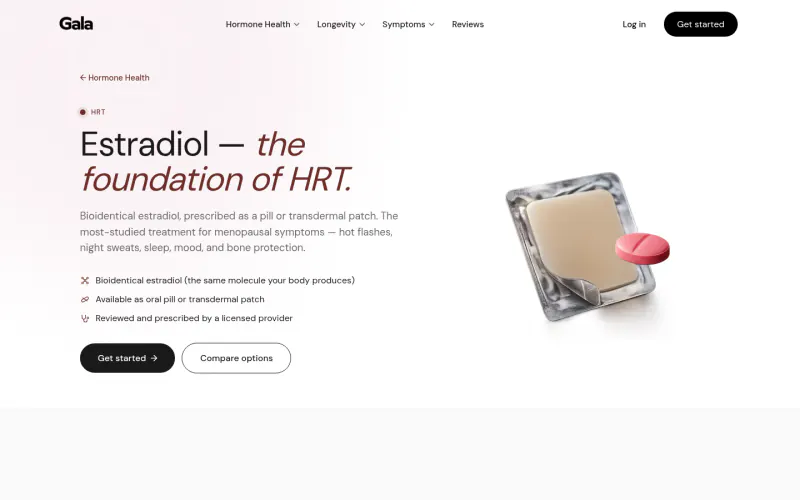 Gala Health website screenshot